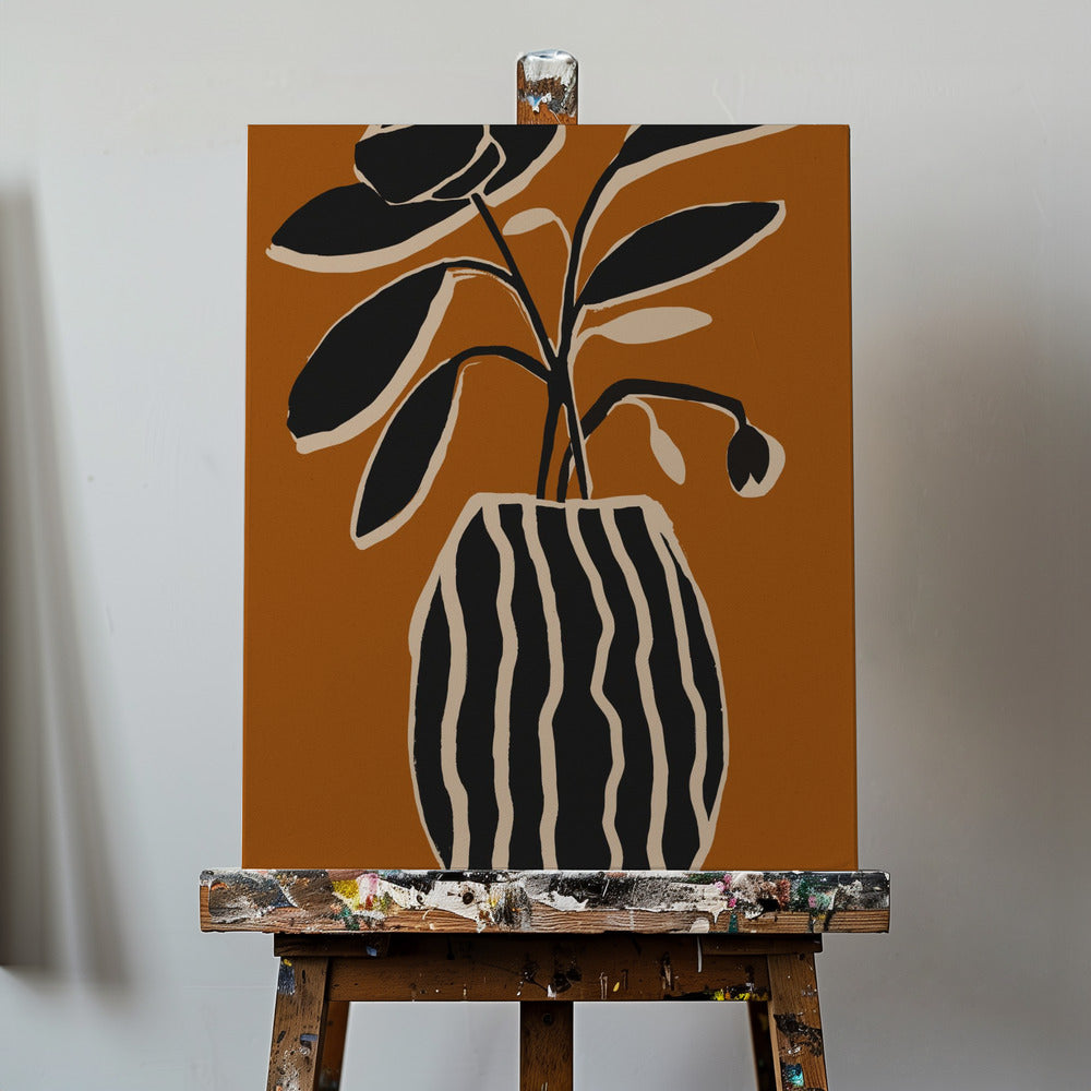 Ockra Stilleben Nr 5 | Canvas