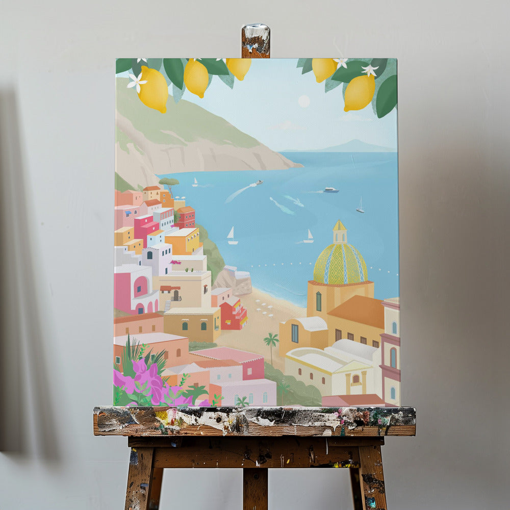 Positano, Italia | Stampe su Tela