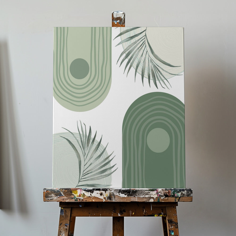 Green Boho 3 | Canvas