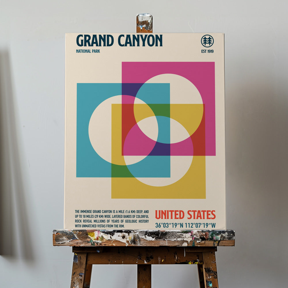 Viaje al Parque Nacional del Gran Cañón Posters - Impresiones de Arte | Impresiones en Lienzo