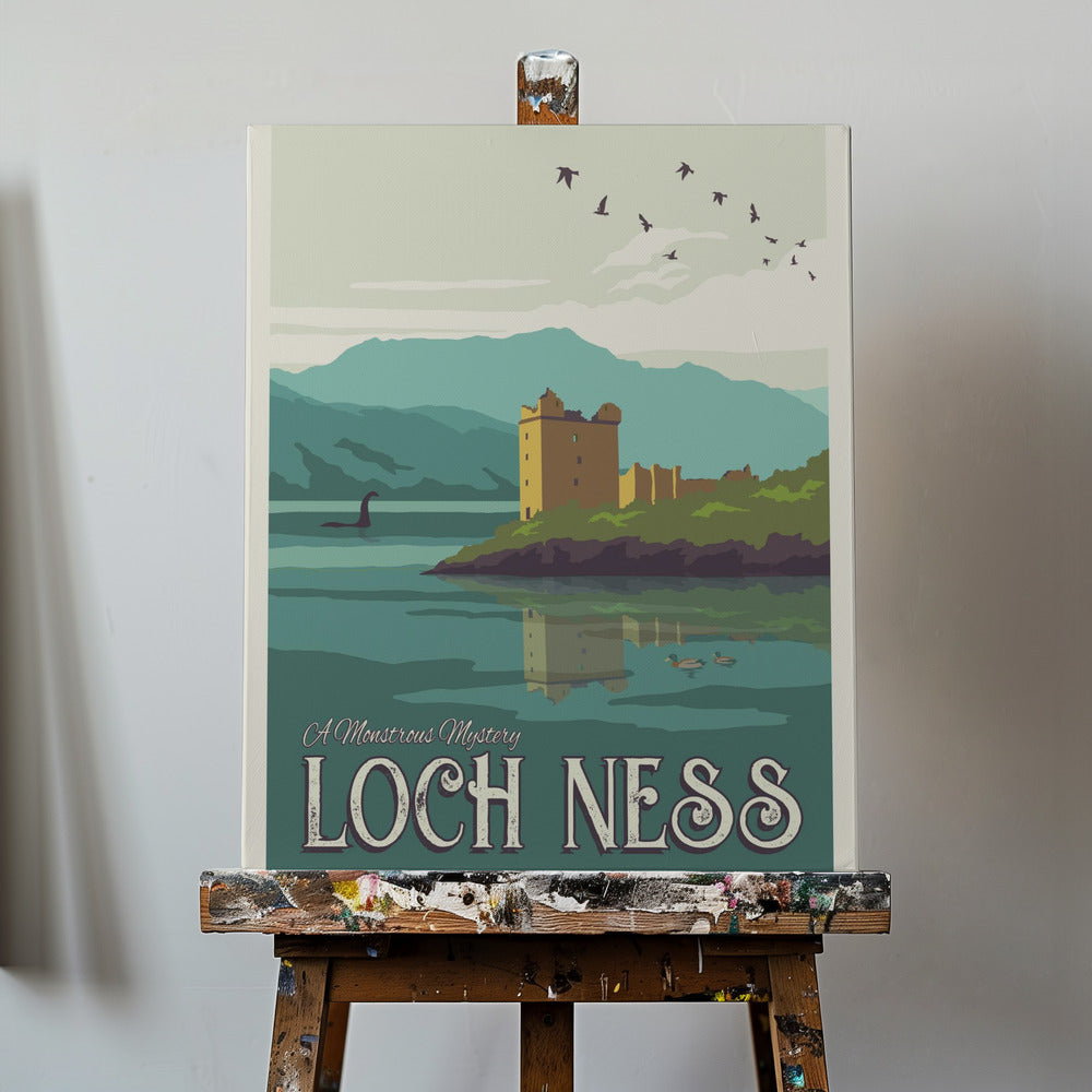 Loch Ness resetryck | Canvas