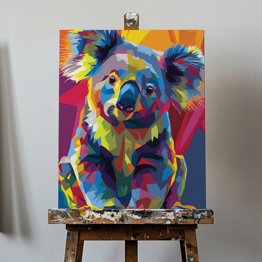 Koalas WPAP | Tableaux sur Toile