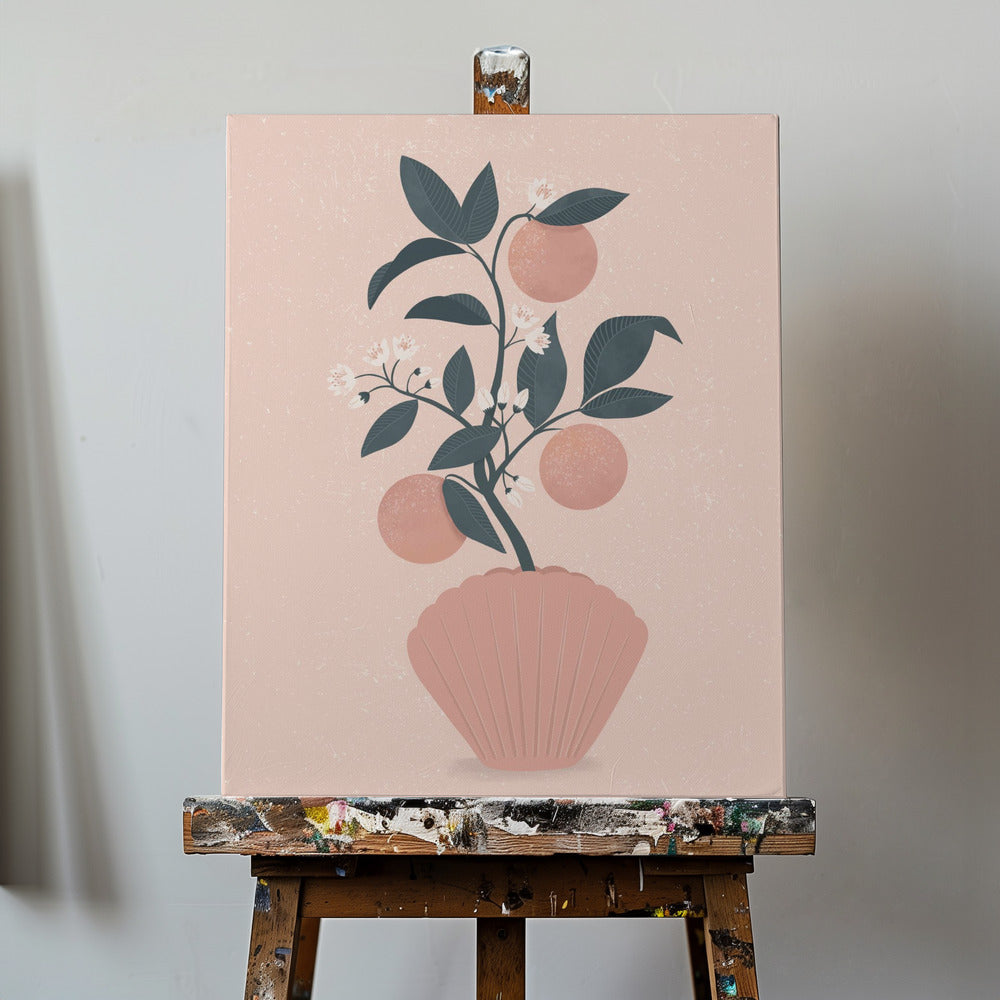 Tangerine Shell | Canvas