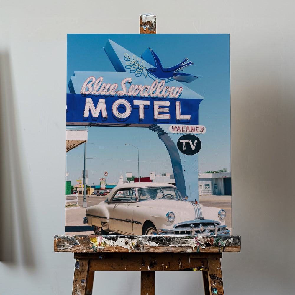 Blue Swallow Motel | Canvas