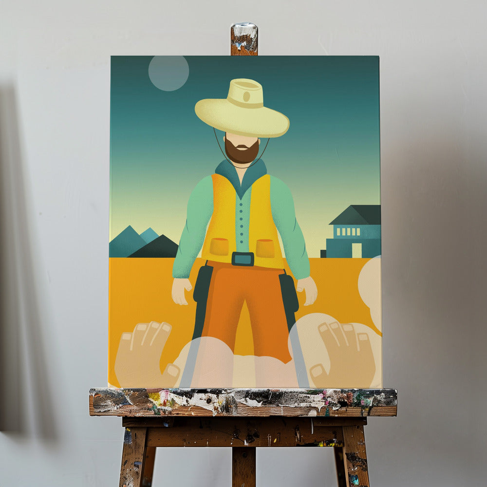 Der Cowboy | Leinwand-Bilder