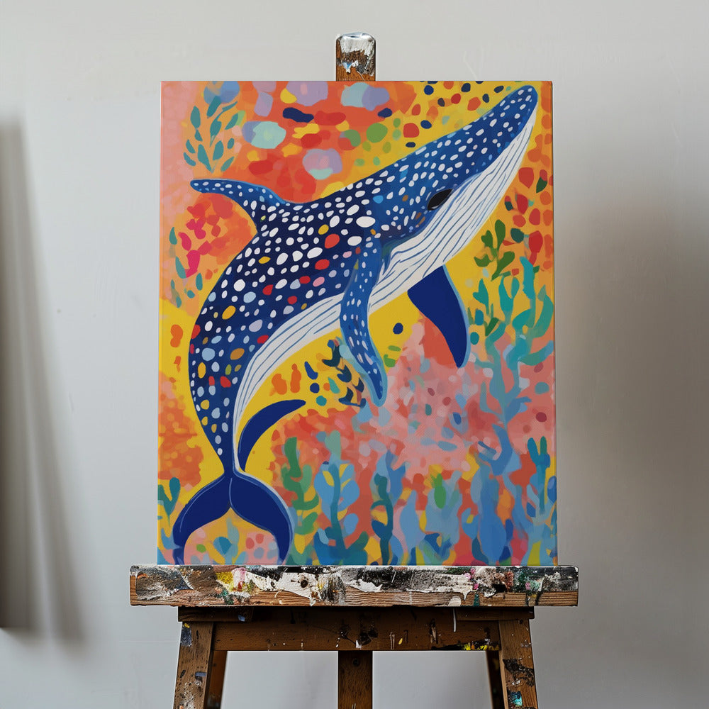Spotted Whale | Canvas
