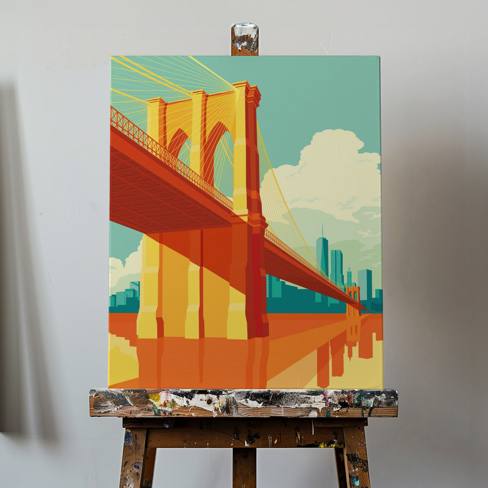 New York Brooklynbron | Canvas
