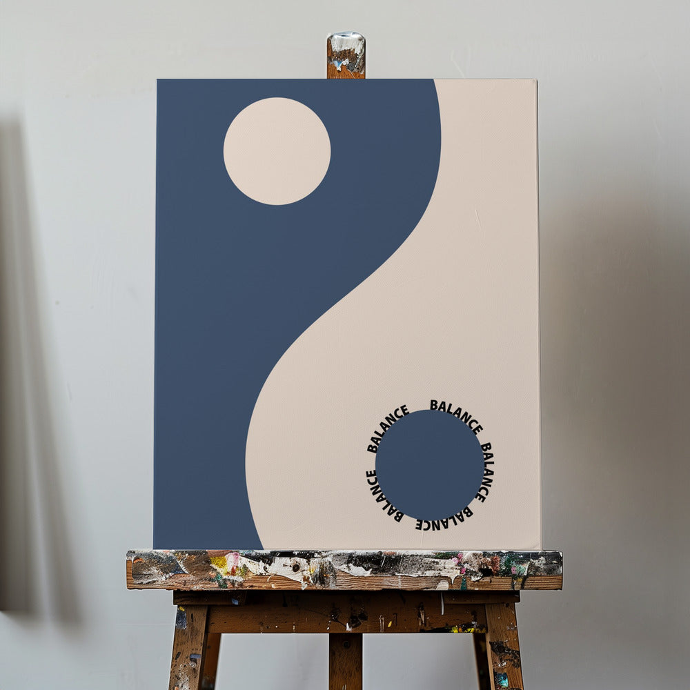 Balance Blue | Canvas