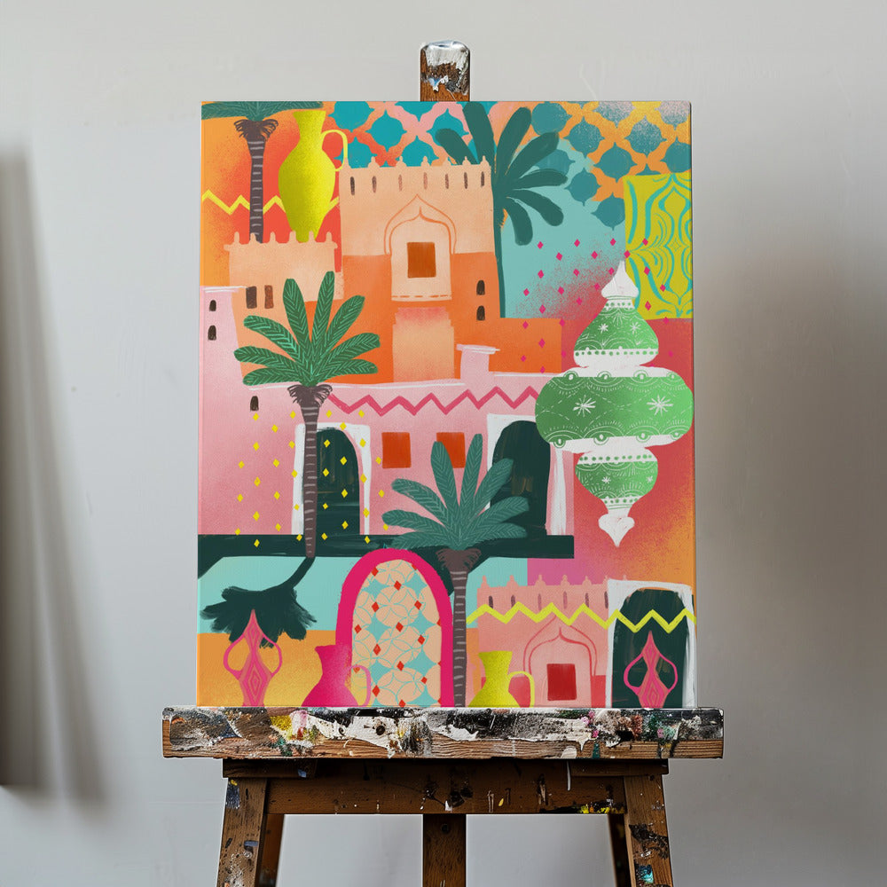 Après-midi au Maroc | Tableaux sur Toile