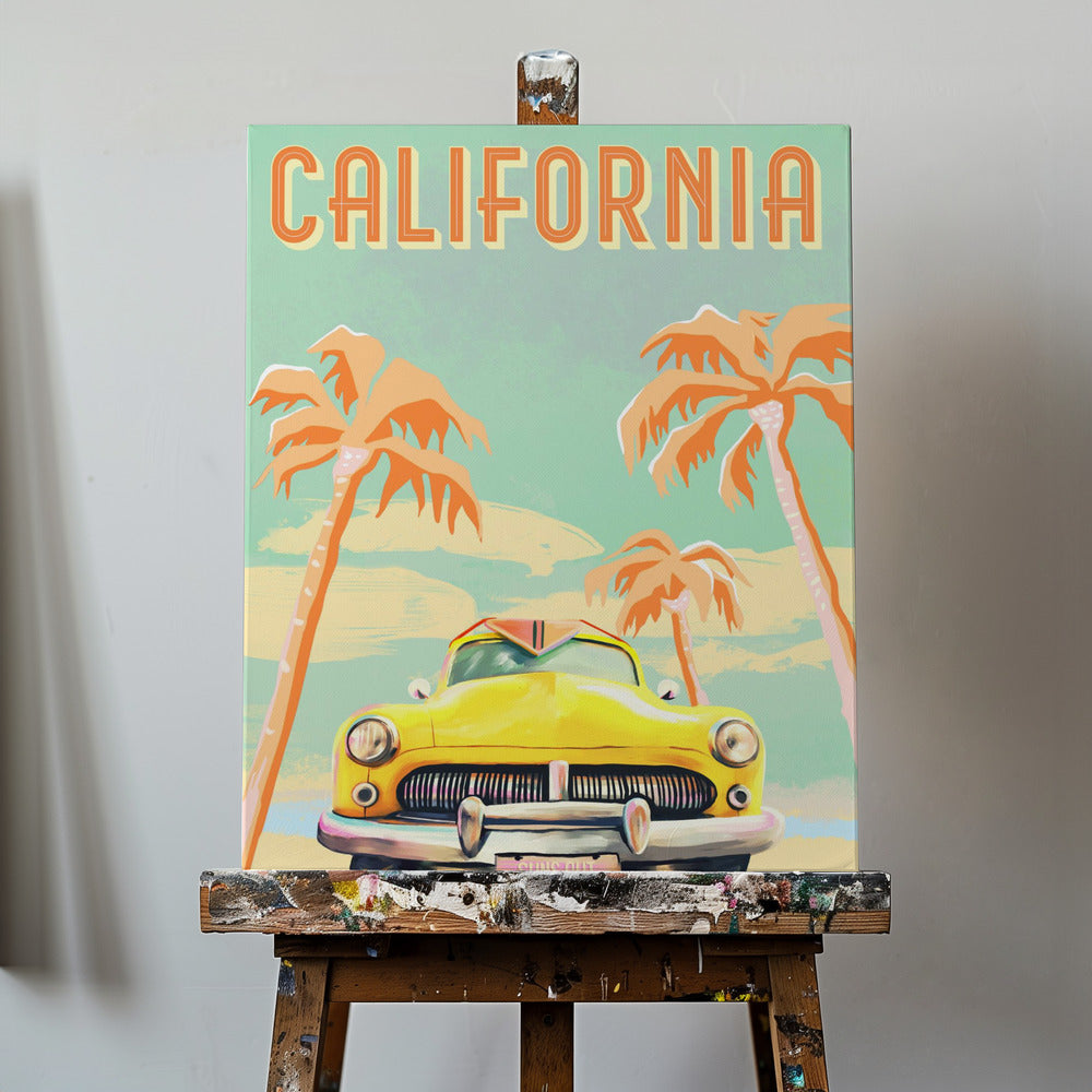 Surf californiano Poster - Stampe d’Arte | Stampe su Tela