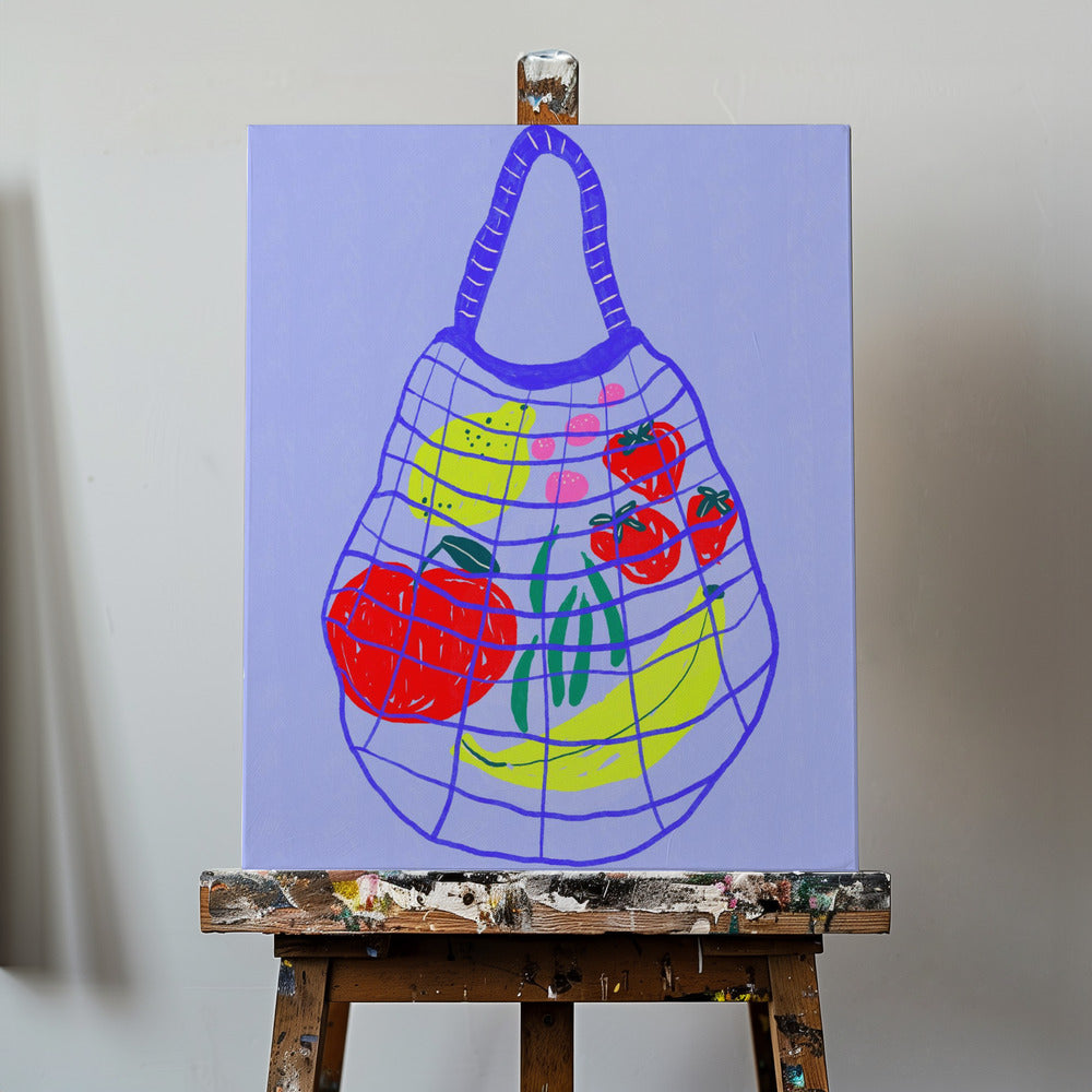 Shopping bag Blue | Canvas