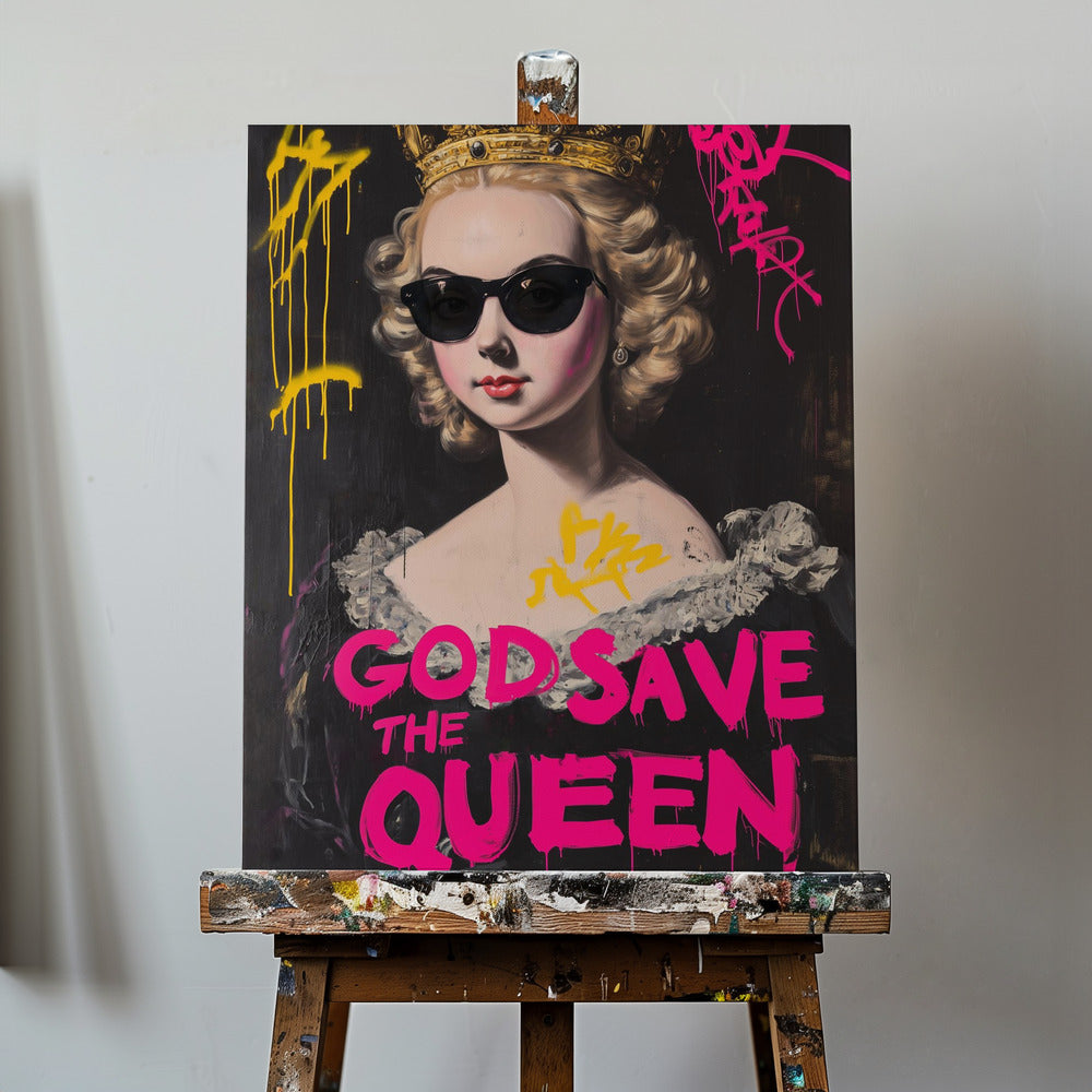 Que Dieu sauve la reine | Tableaux sur Toile