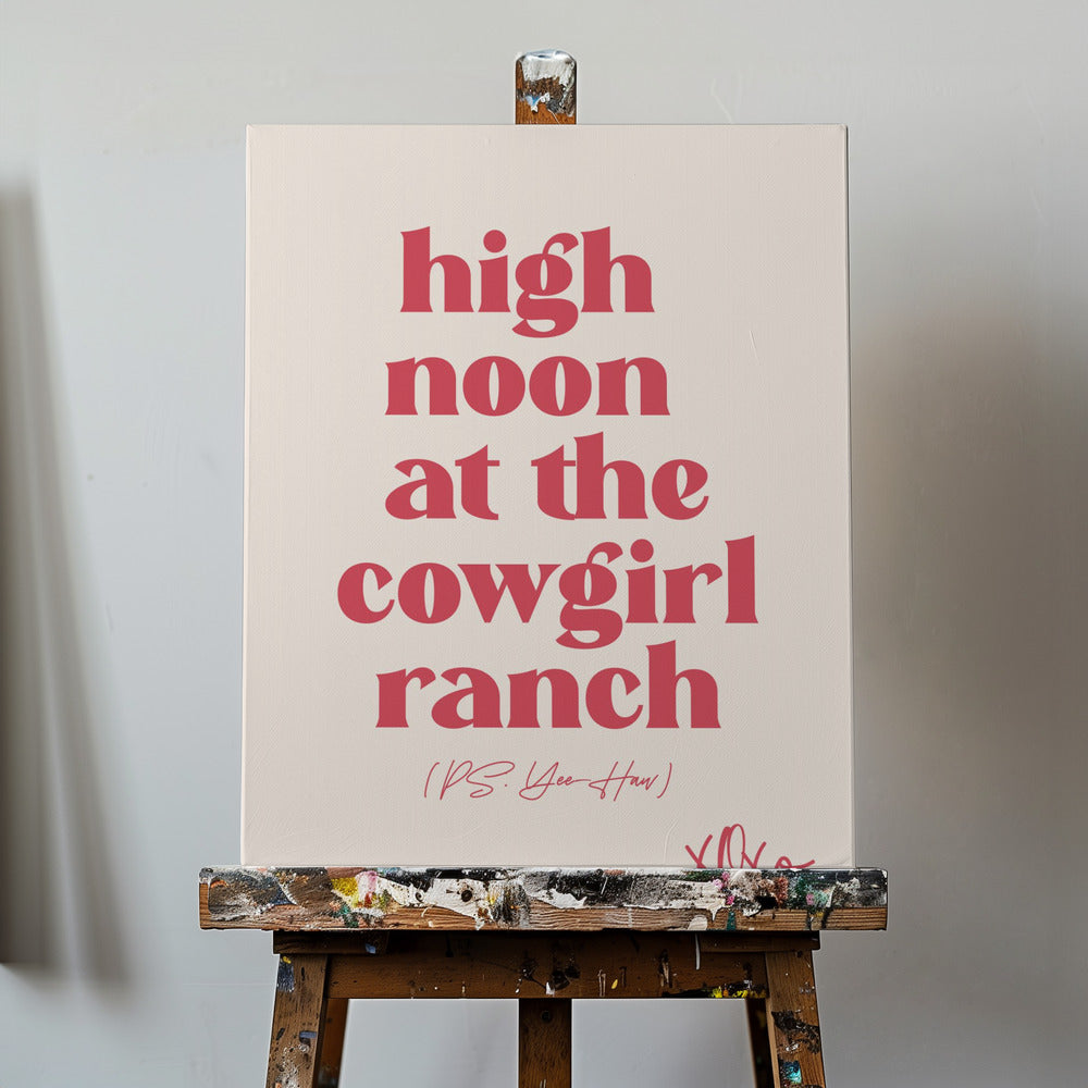 Ragazza cowgirl | Stampe su Tela
