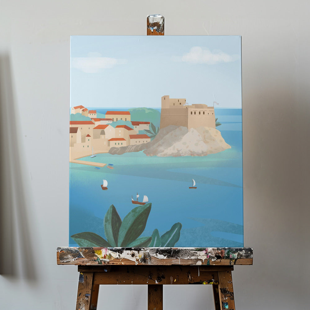Forteresse de Dubrovnik | Tableaux sur Toile