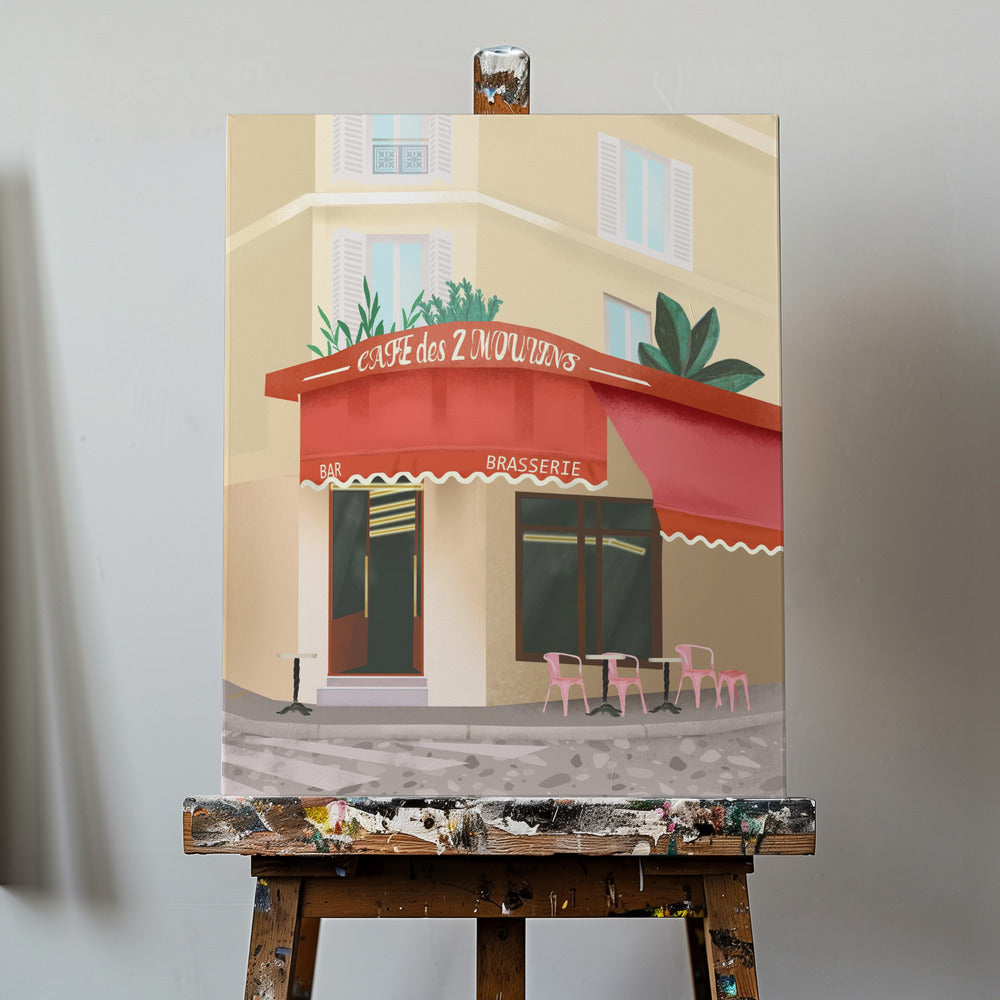 Cafe De Paris | Tableaux sur Toile
