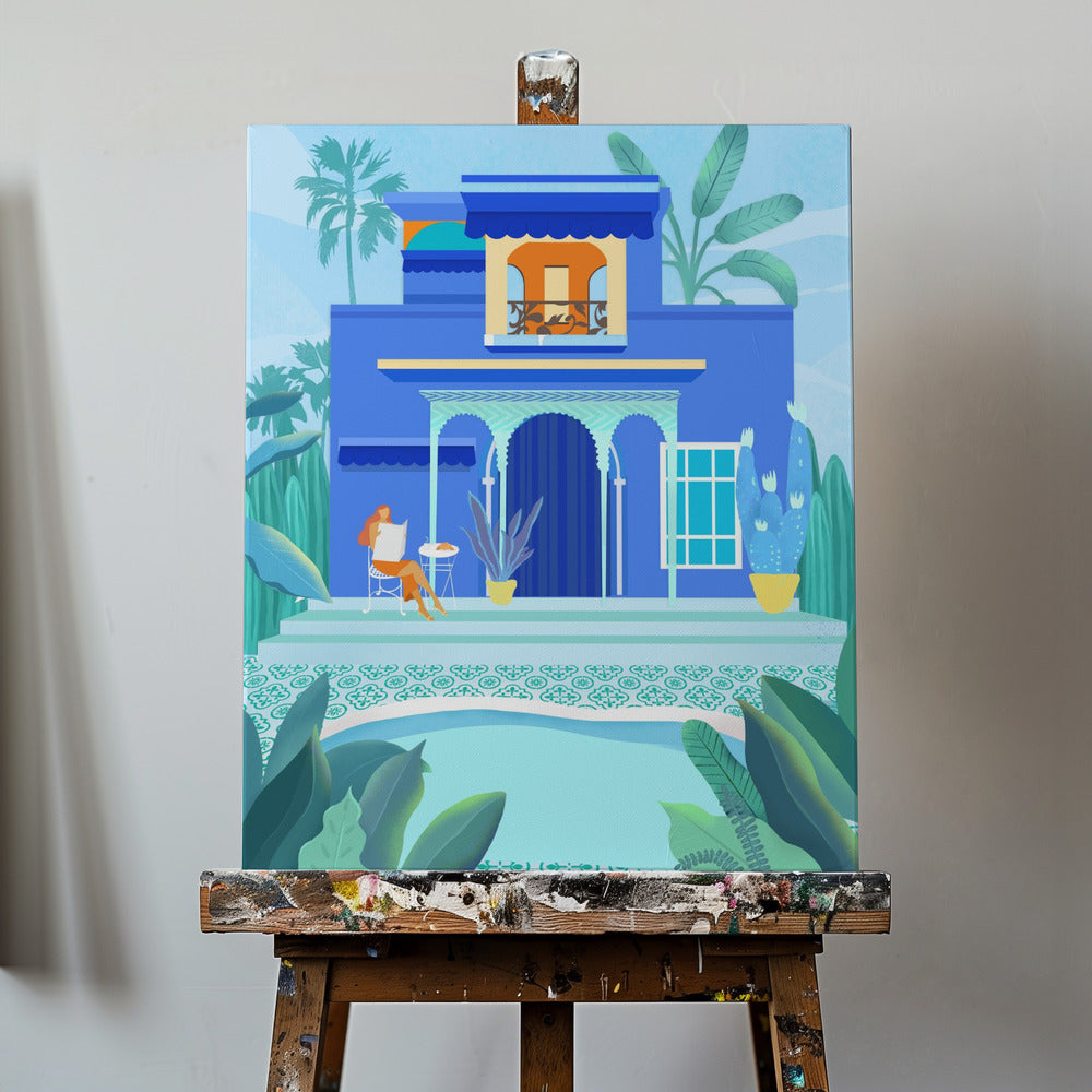 Oasis Azul | Impresiones en Lienzo