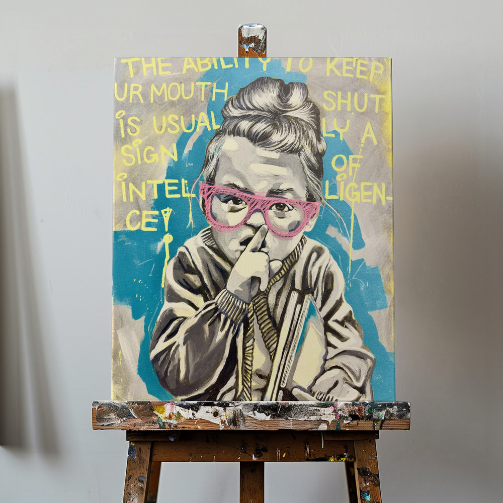 Silent Wisdom Kid | Canvas