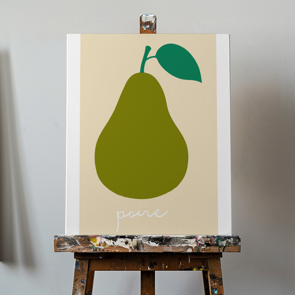La Poire (Dark Green) | Canvas