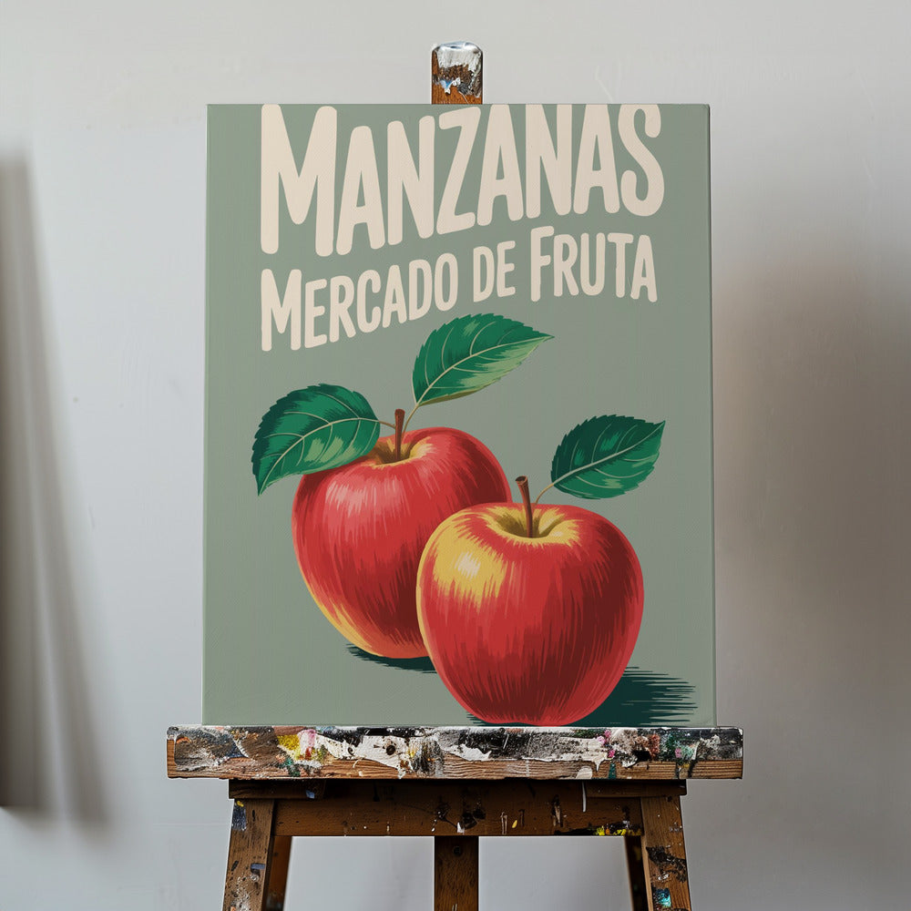 Vibrant Red Apples | Canvas