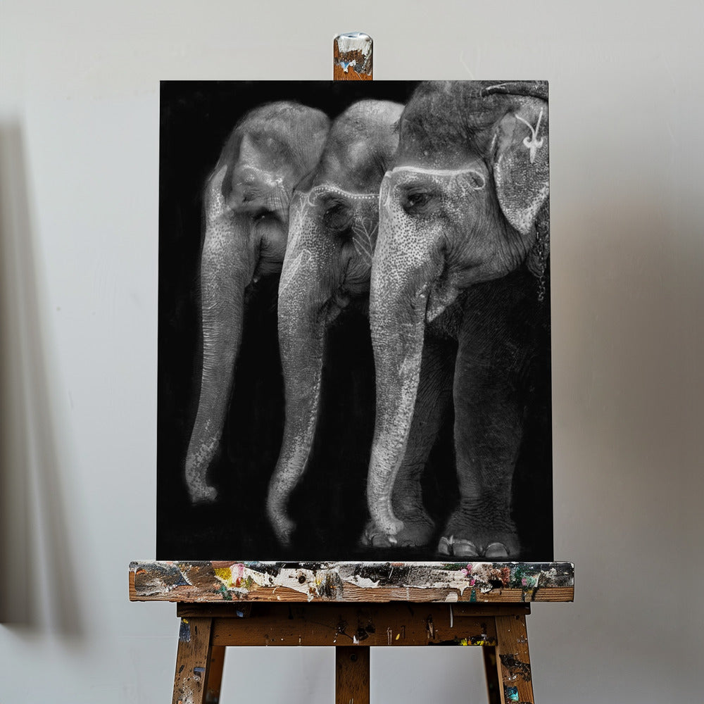 Das große Meisterwerk der Natur, ein Elefant; das einzige harmlose große Ding ... | Leinwand-Bilder