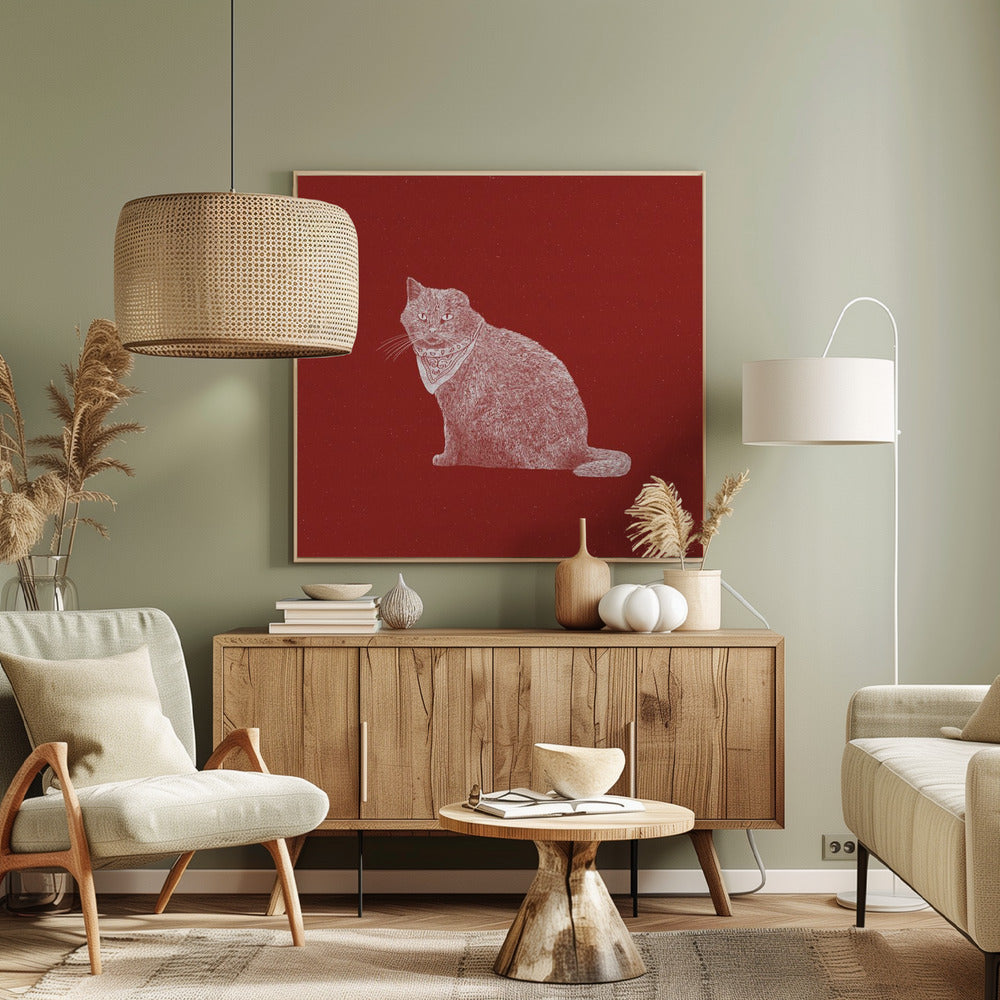 Chat bandit badass | Tableaux sur Toile