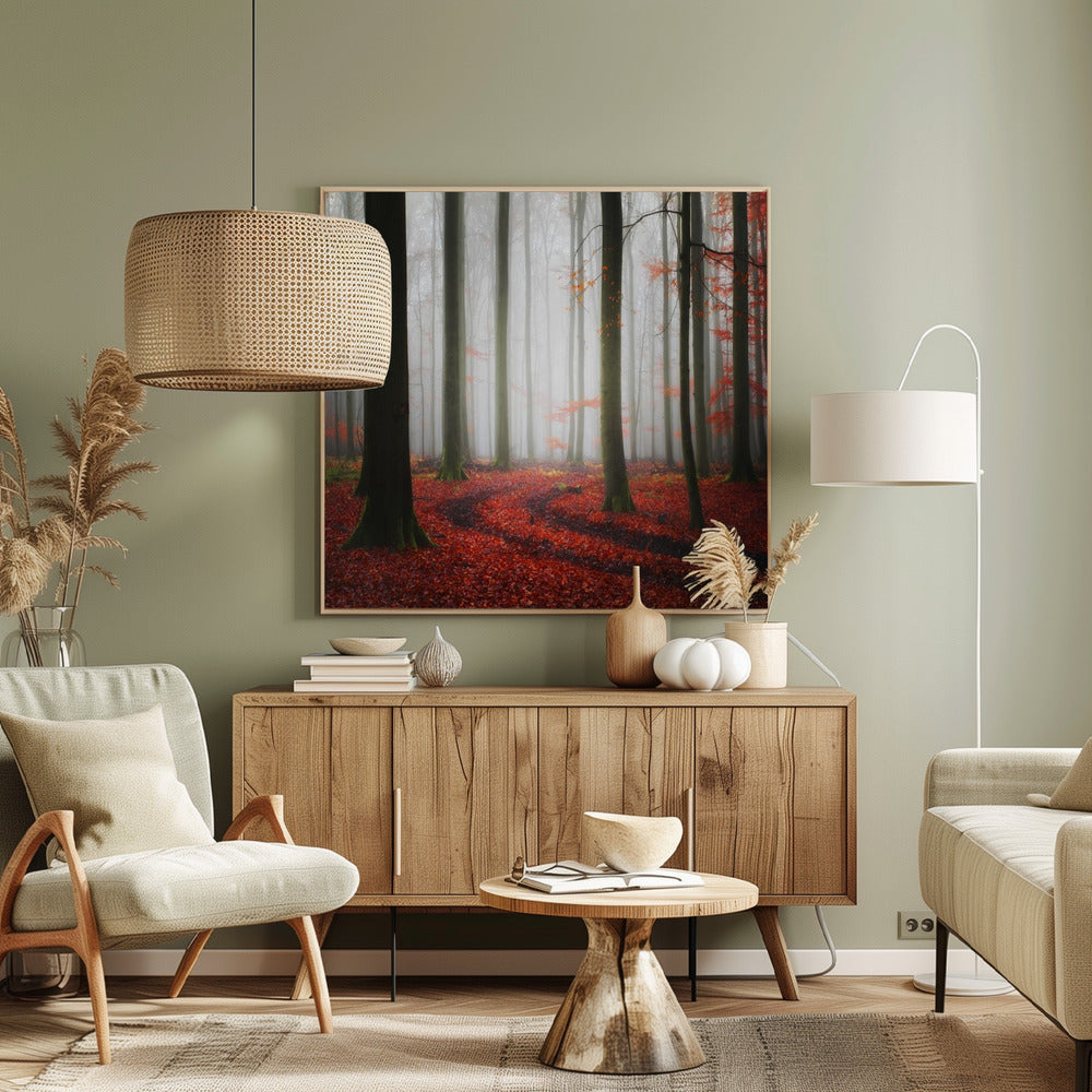 Herbstliche Spuren | Leinwand-Bilder
