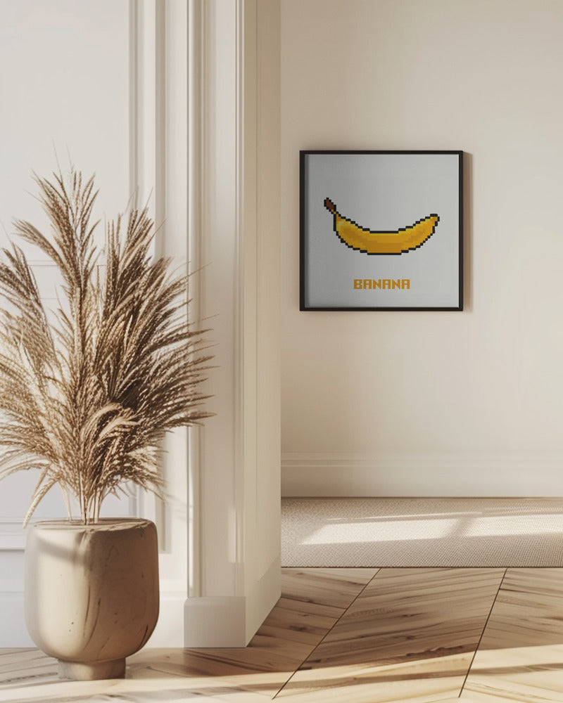 Pixel Fruit - Banane | Affiche