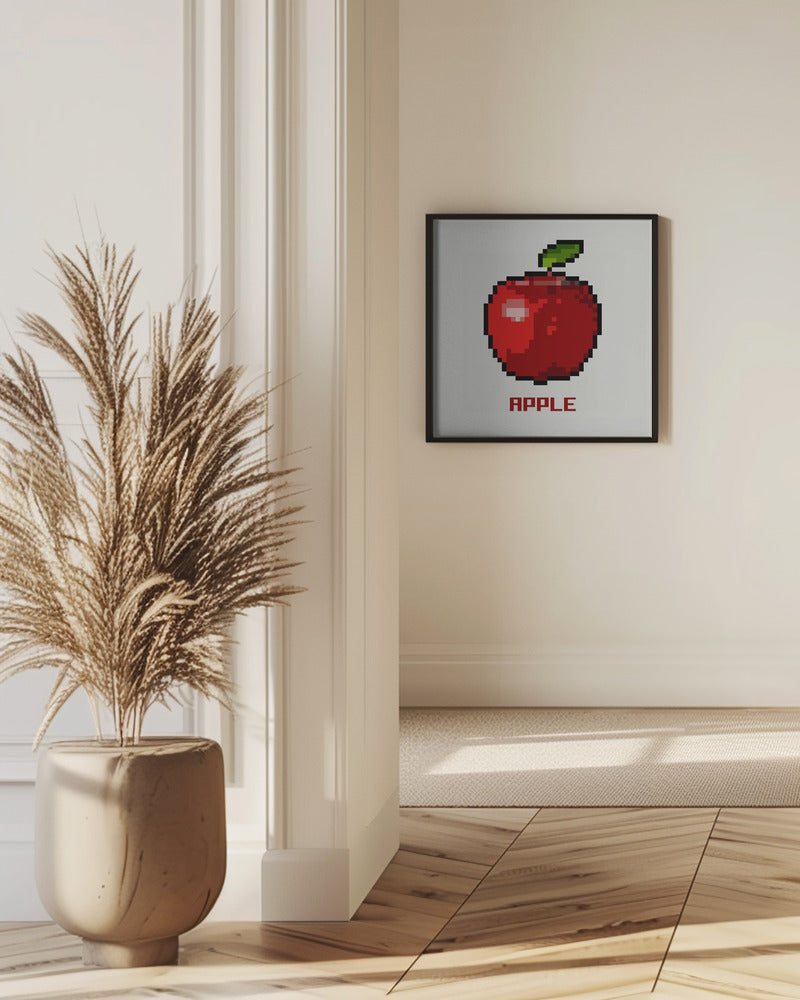Pixel Fruit - Apple | Poster