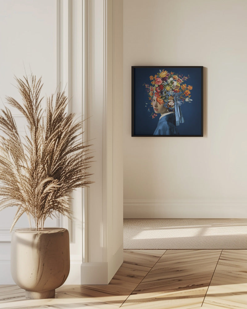 La Jeune Fille à la perle - Édition si jolie en bleu | Affiches