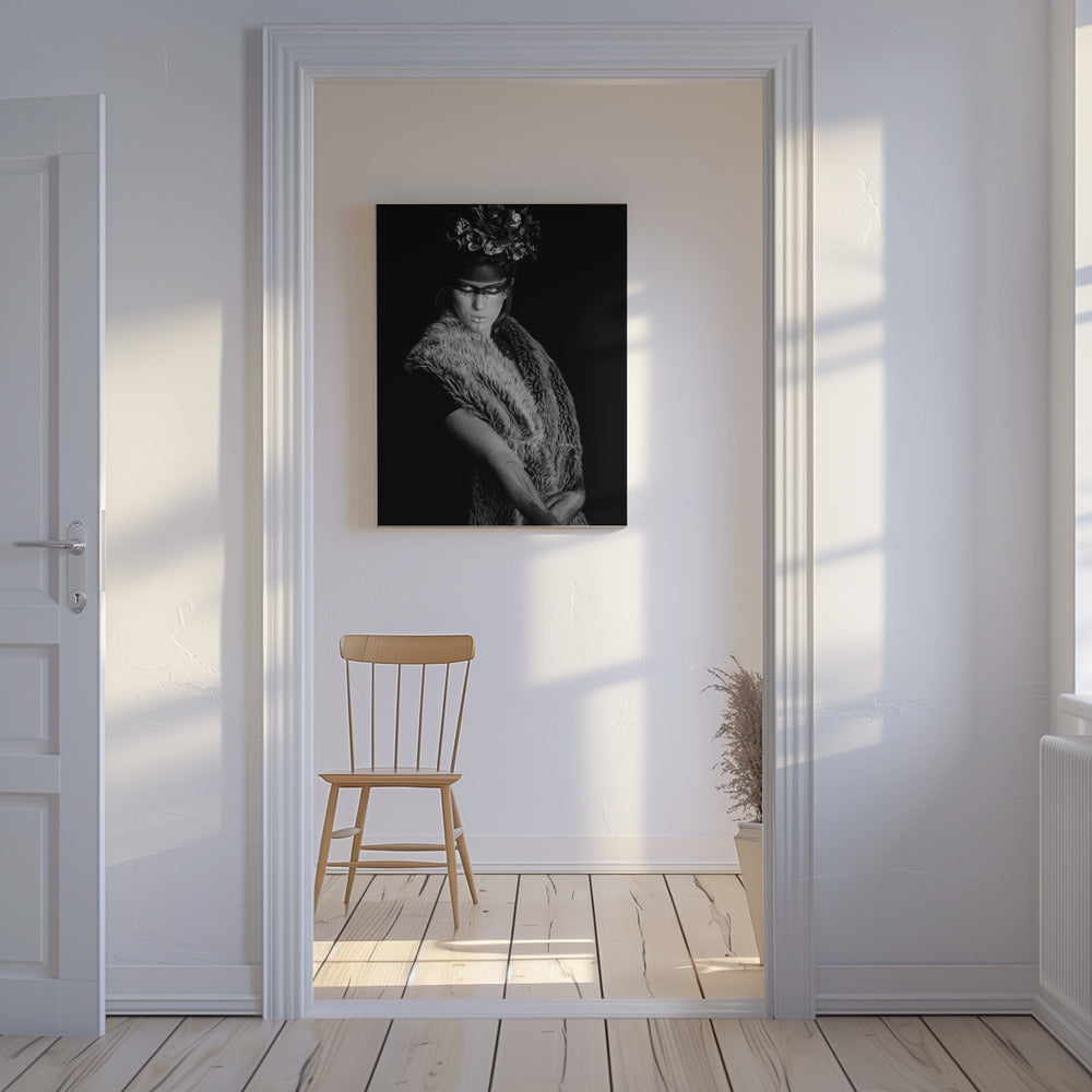 Ritratto in bianco e nero | Stampe su Tela