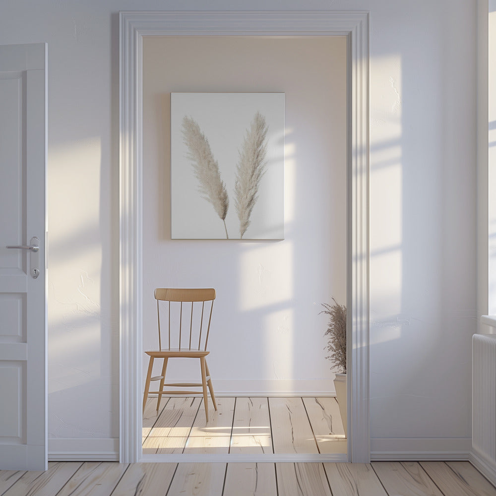 Pampas Vit | Canvas