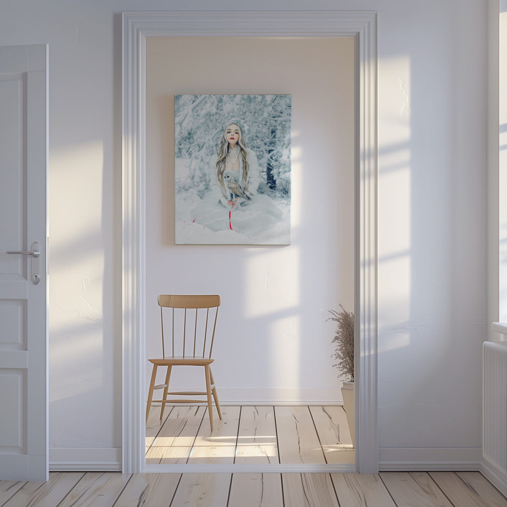 Snöbunden stillhet | Canvas
