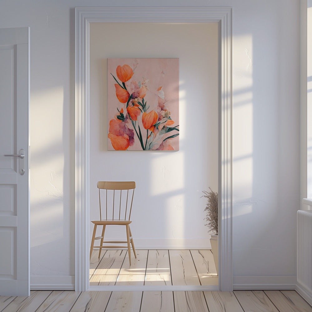 Oranssit tulppaanit | Canvastaulut