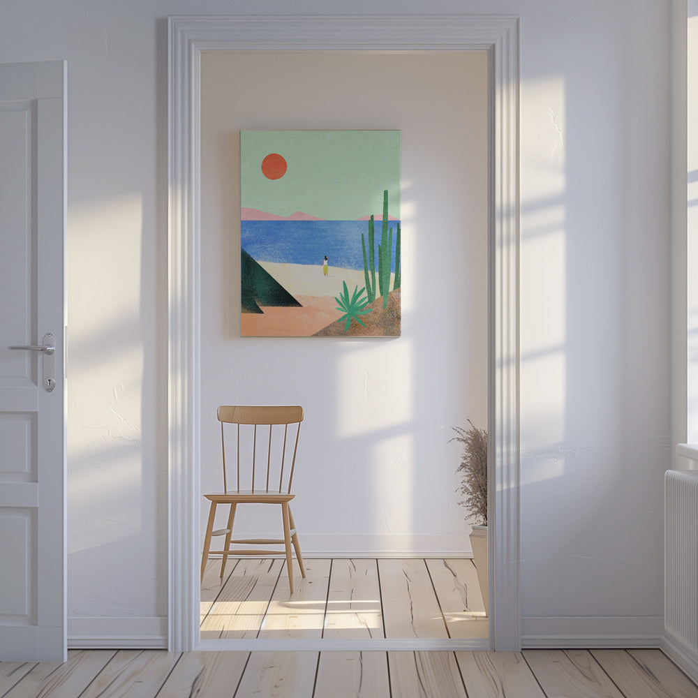Strandflicka ii | Canvas