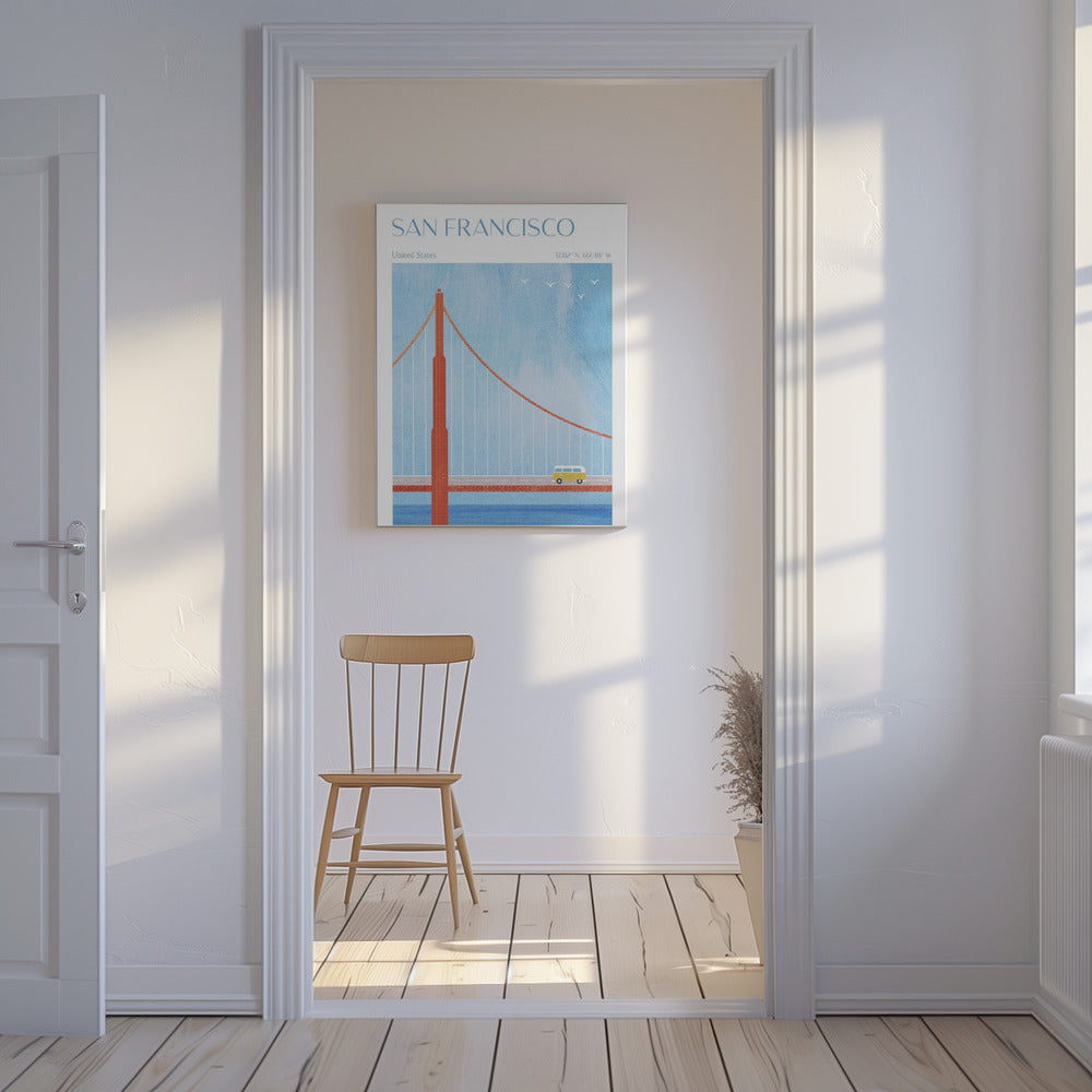 San Francisco, Most Golden Gate | Wydruki na łótnie