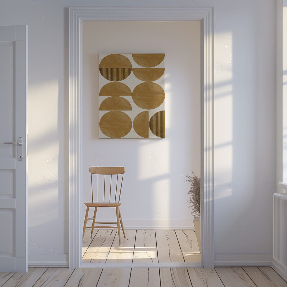 Stile moderno di metà secolo 03 | Stampe su Tela