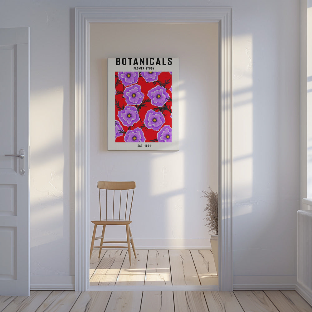 Botanicals Flower Study | Canvas