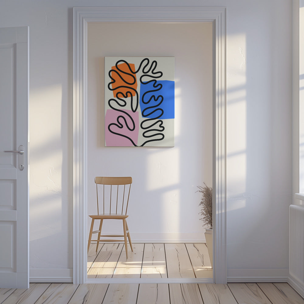Henri Matisses fantastiska alger #3 | Canvas