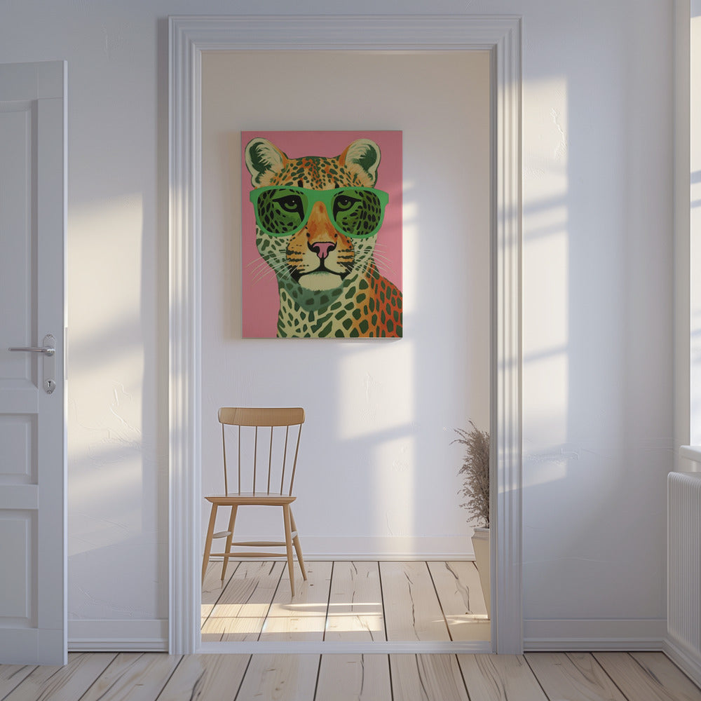 Lejonet med glasögon | Canvas