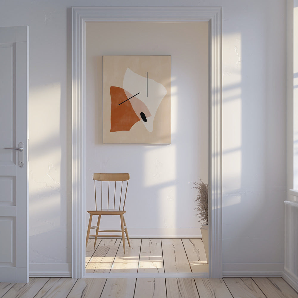 Formes géométriques aux tons terreux | Tableaux sur Toile