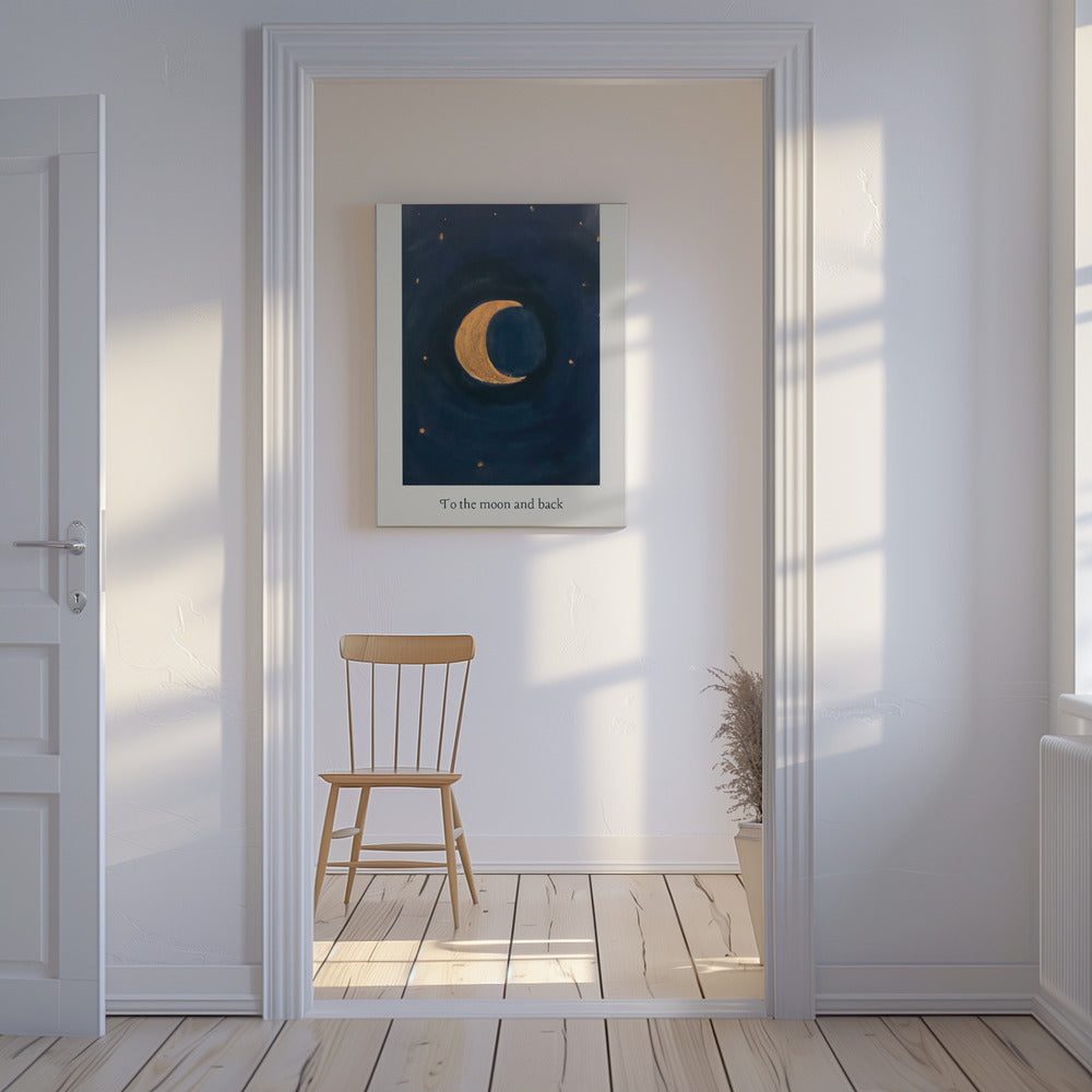 Zum Mond und zurück | Leinwand-Bilder