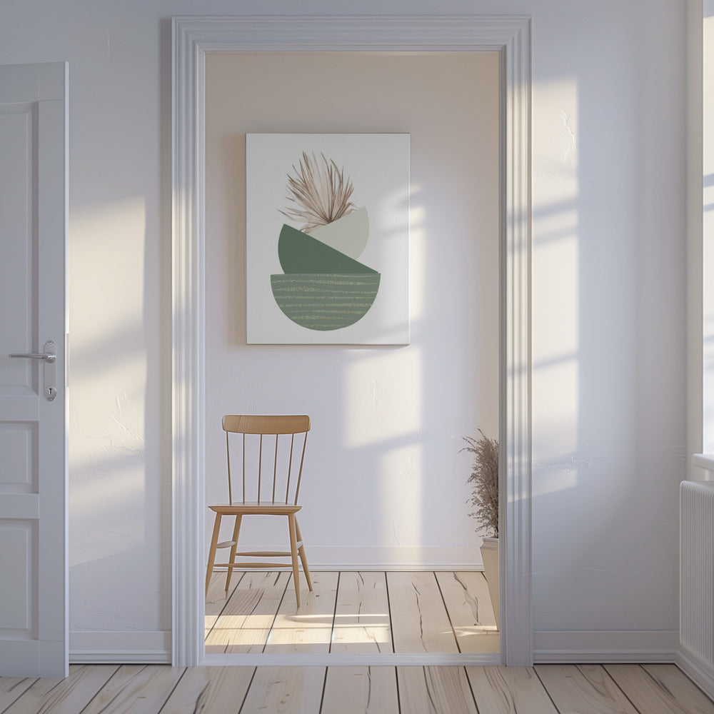 Green Boho 1 | Canvas