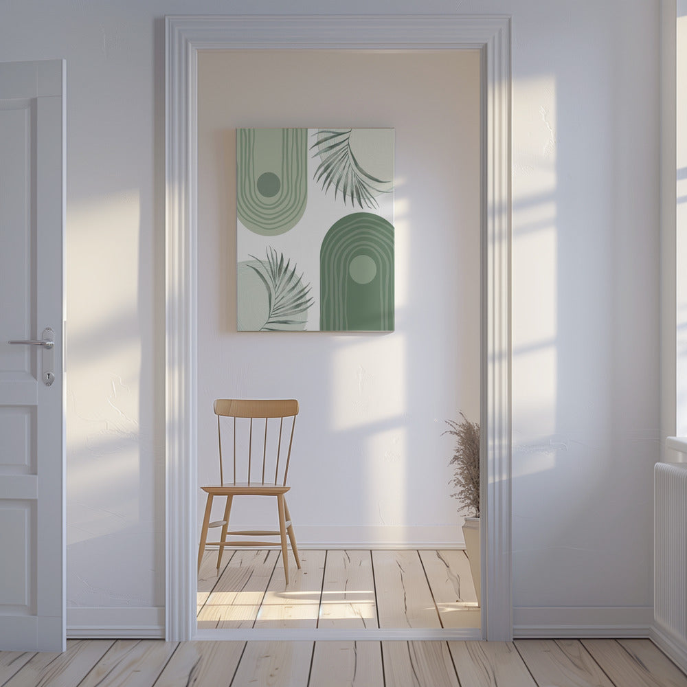 Green Boho 3 | Canvas