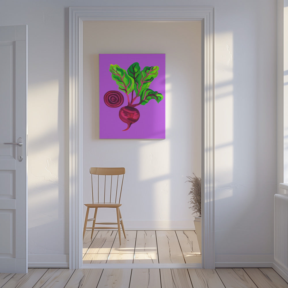 Beetroot Swirl Purple | Canvas