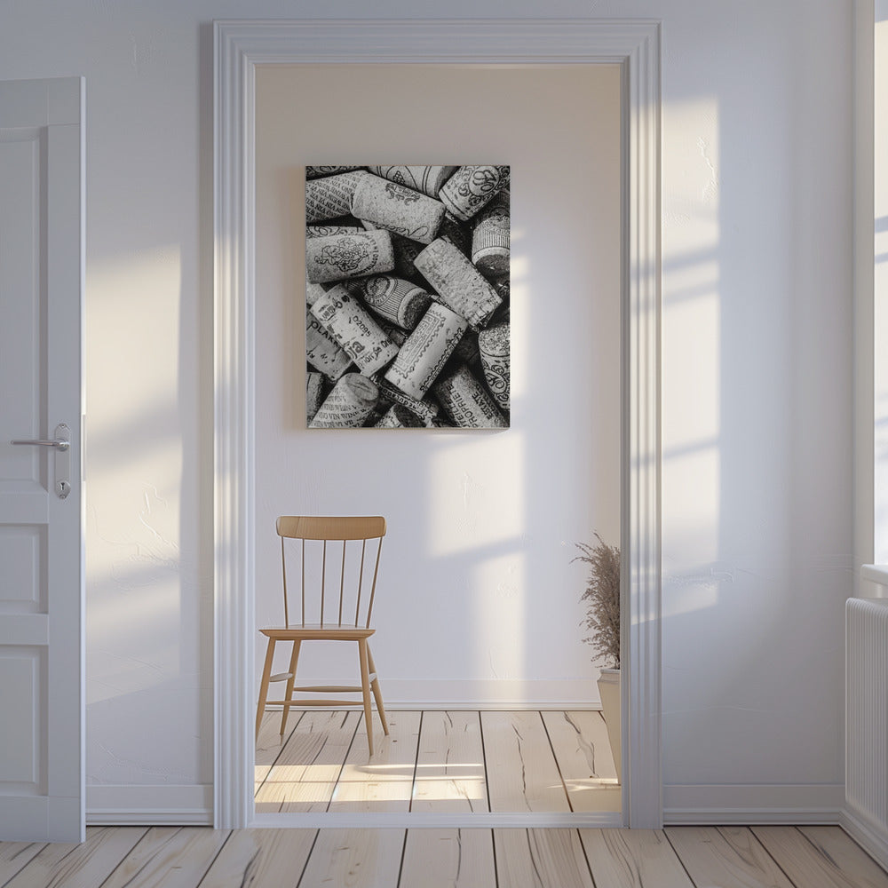 Vin 001 Bw | Tableaux sur Toile