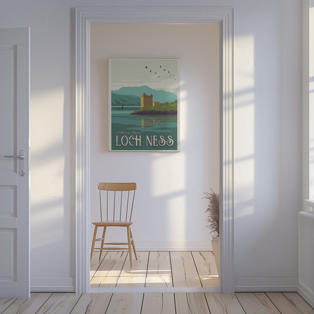 Loch Ness resetryck | Canvas