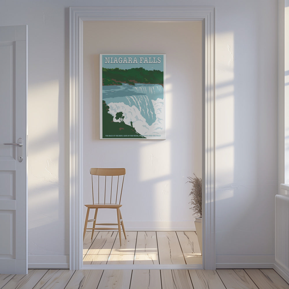 Niagara Falls Rejseprint | Lærredsbilleder