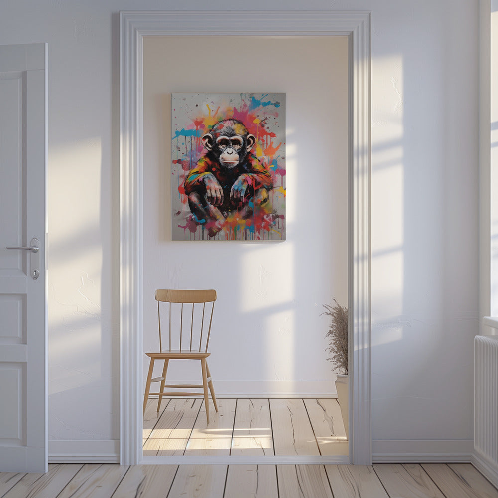 Affen-Pop-Art | Leinwand-Bilder