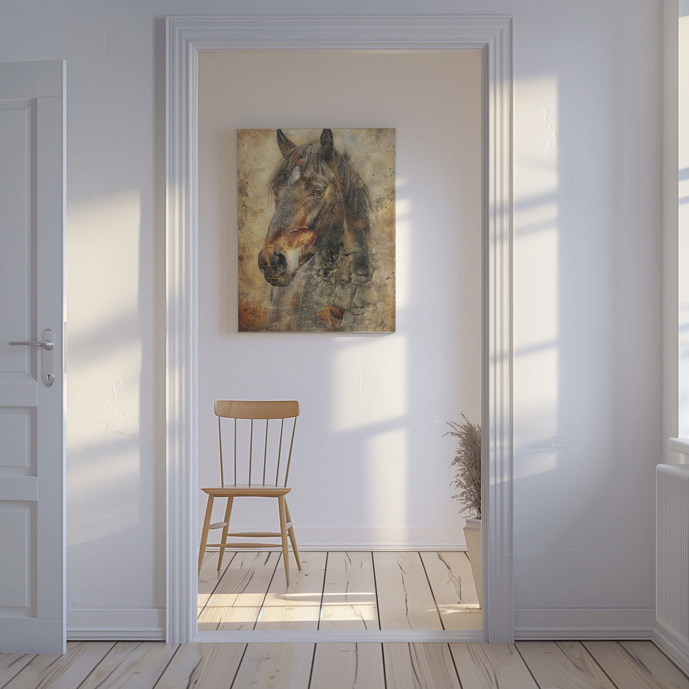 Horse Illustration 09 | Canvas