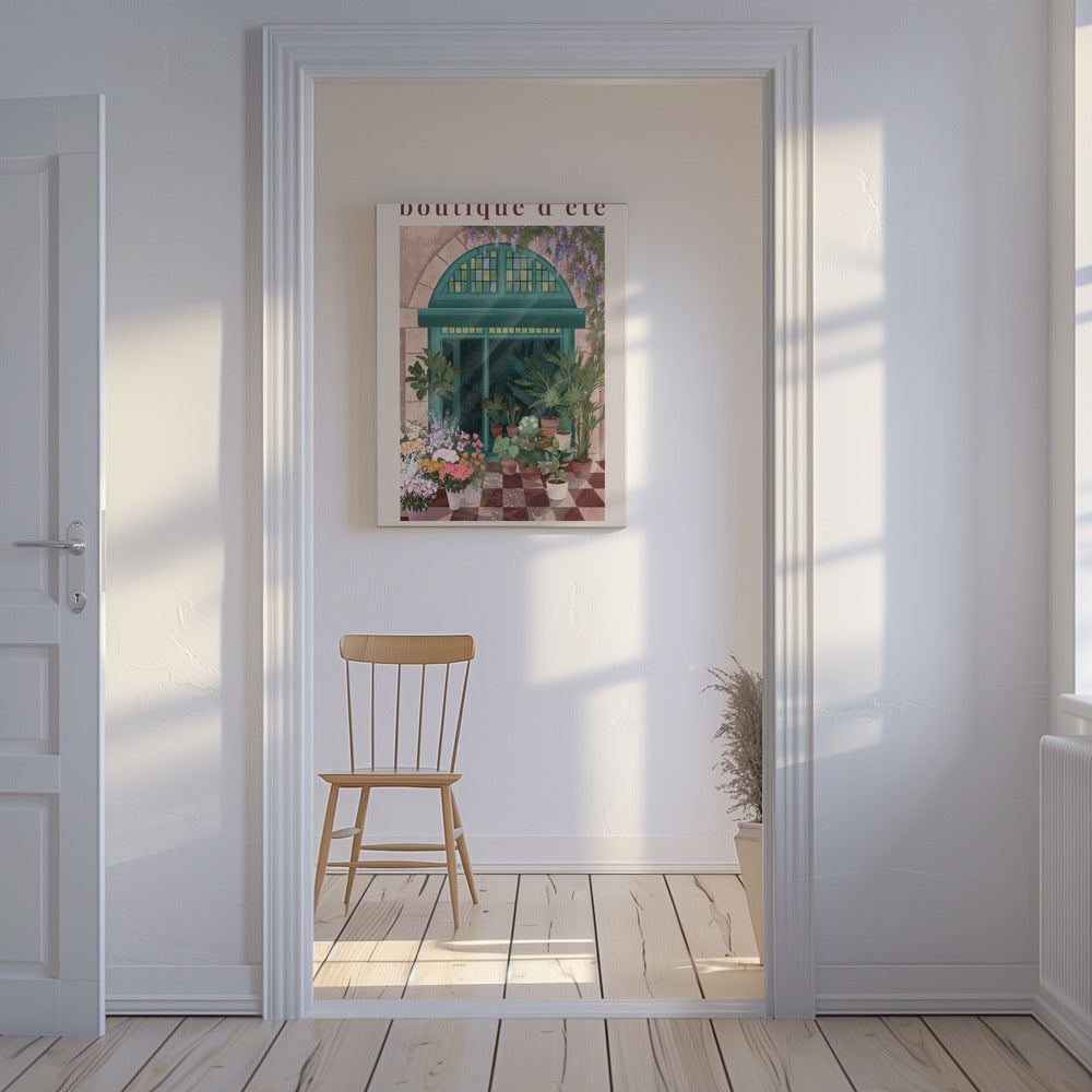 Franse bloemenwinkel Posters - Kunstdrukken | Canvasprints